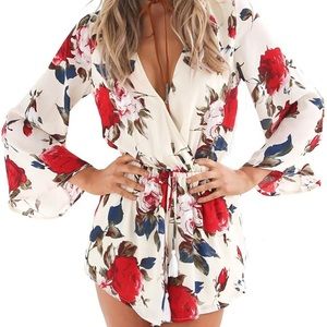Relipop floral print romper